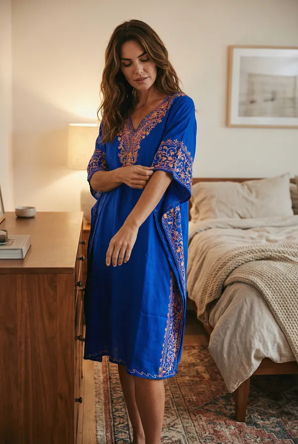 MULTI_COLOUR_AARI_WORK_LONG_BLUE_KAFTAAN