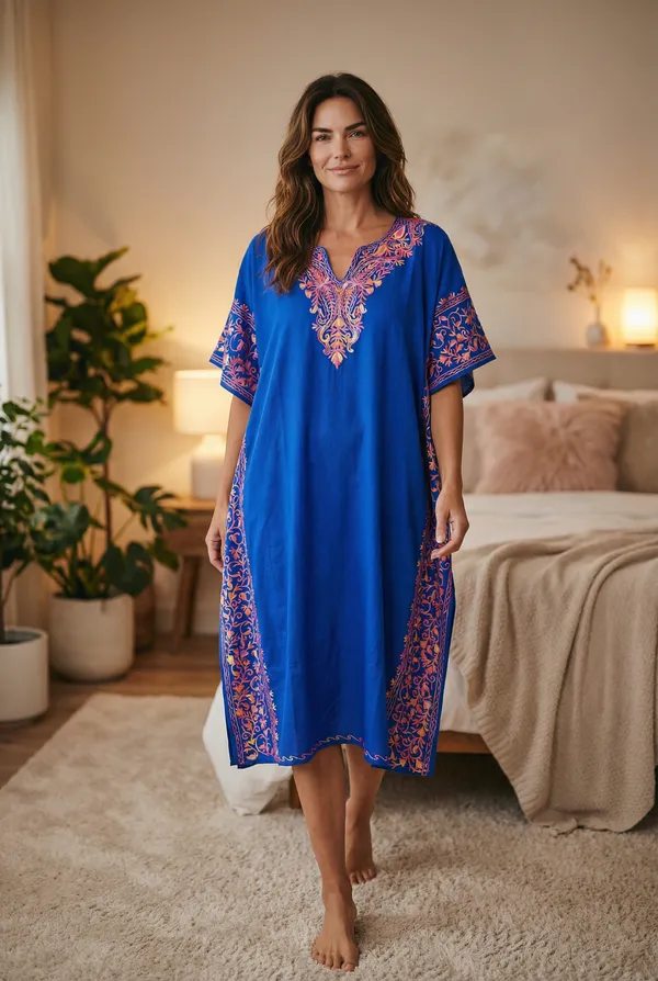 MULTI_COLOUR_AARI_WORK_LONG_BLUE_KAFTAAN