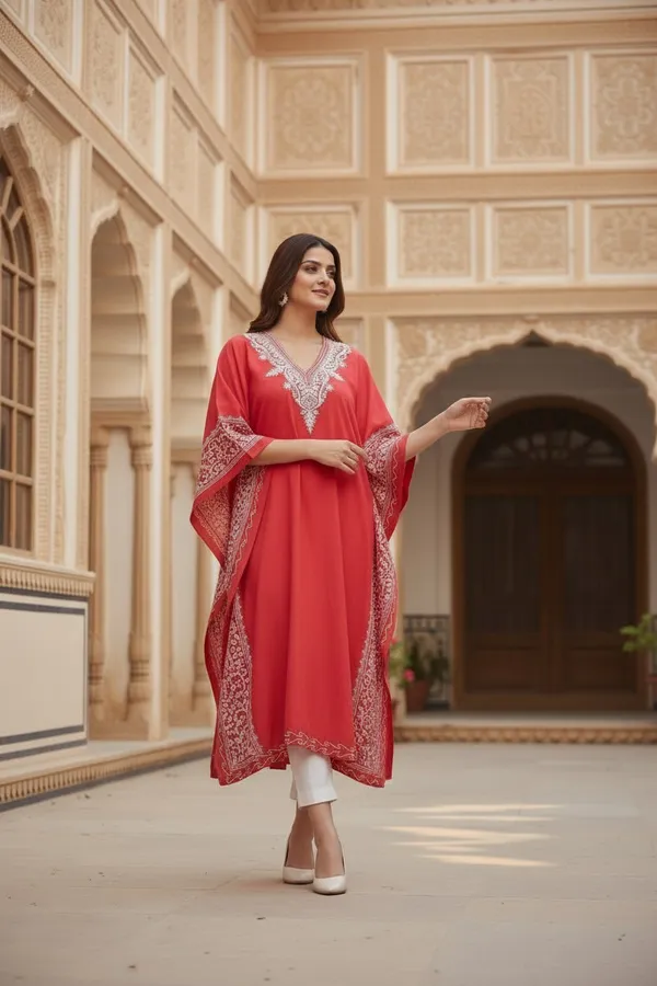 PINK_SUMMER_COOL_LONG_KAFTAAN