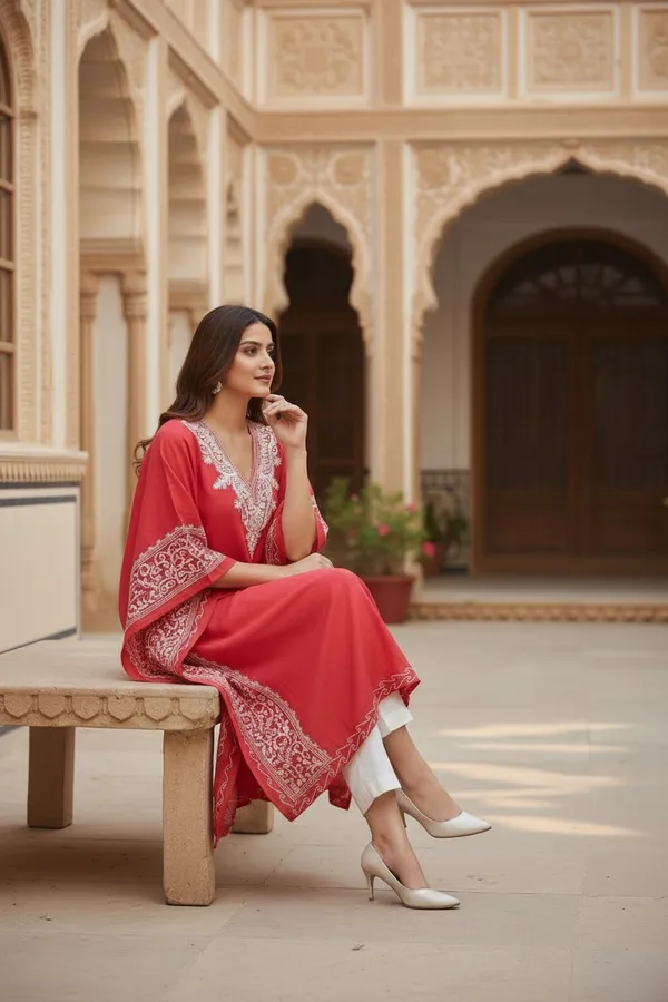 PINK_SUMMER_COOL_LONG_KAFTAAN