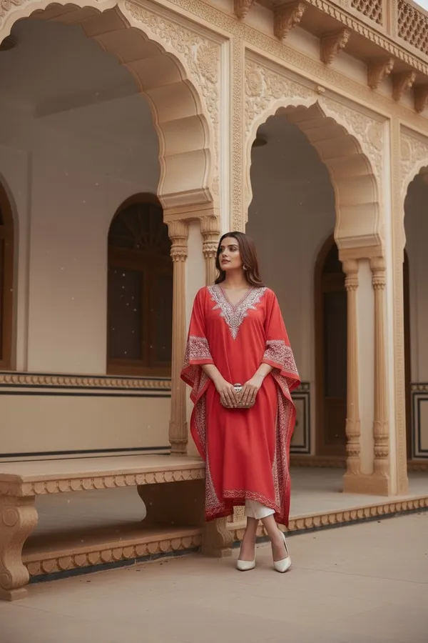 PINK_SUMMER_COOL_LONG_KAFTAAN
