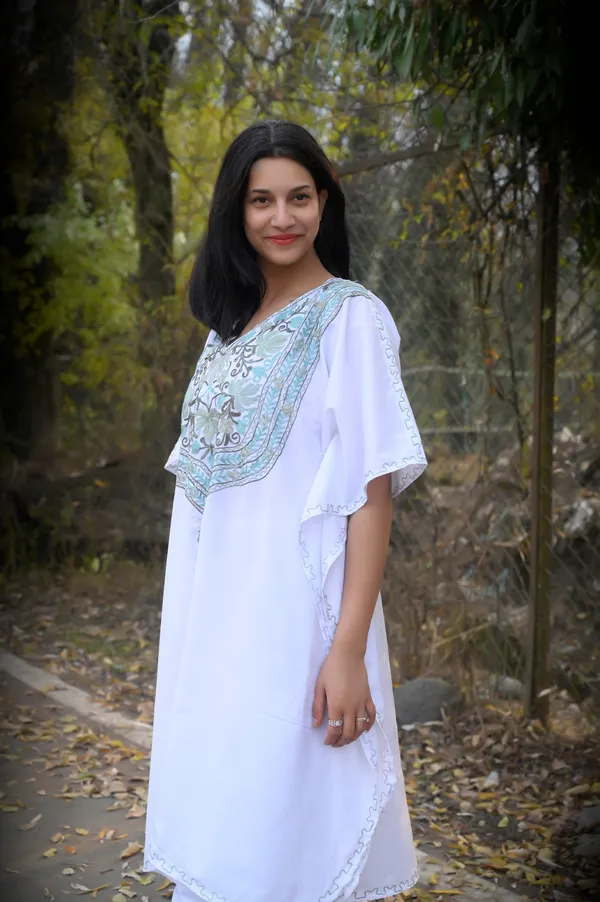 White_Kaftaan_Coord_Set