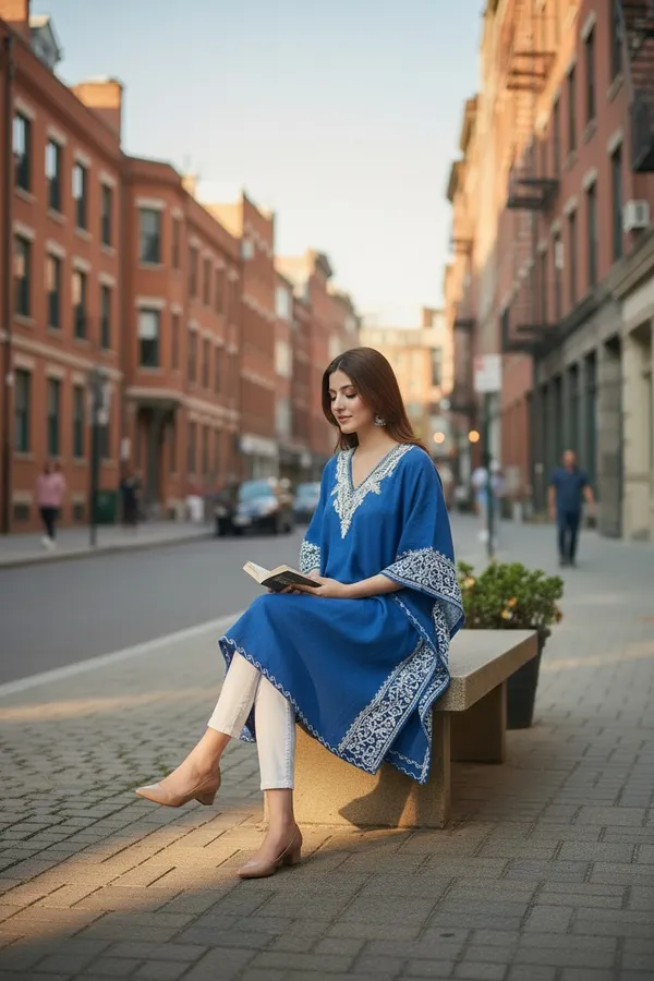 WHITE_ON_BLUE_LONG_KAFTAAN