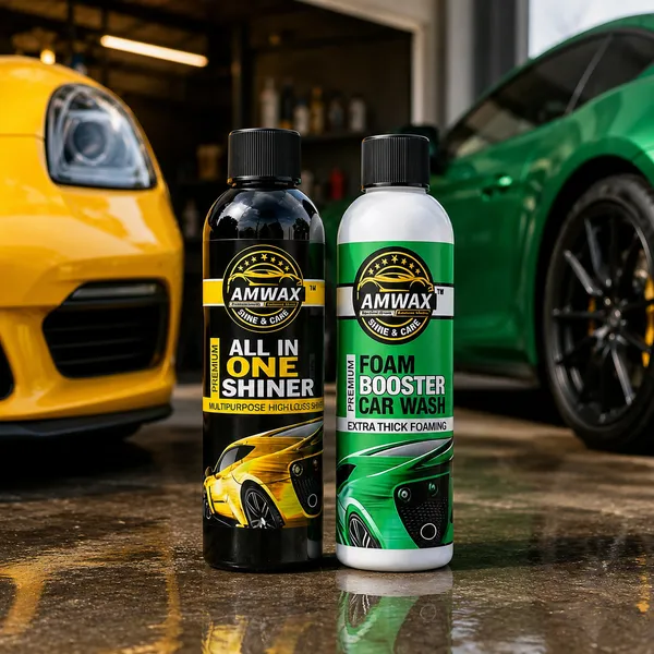 Amwax_Foam_Booster_Car_Wash__And_Amwax_All_In_One_Car_Shiner__Combo_Pack_Of_2