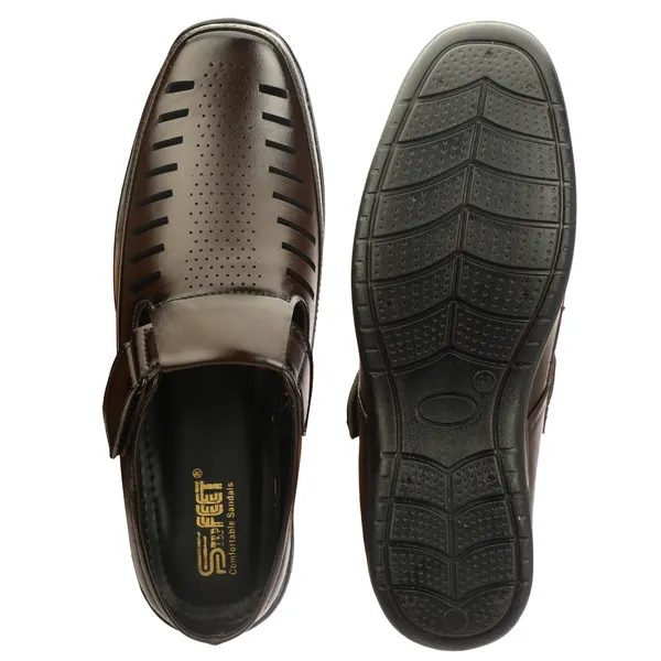 Brown_Synthetic_Leather_Sandal_For_Men