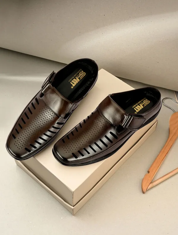 Brown_Synthetic_Leather_Sandal_For_Men