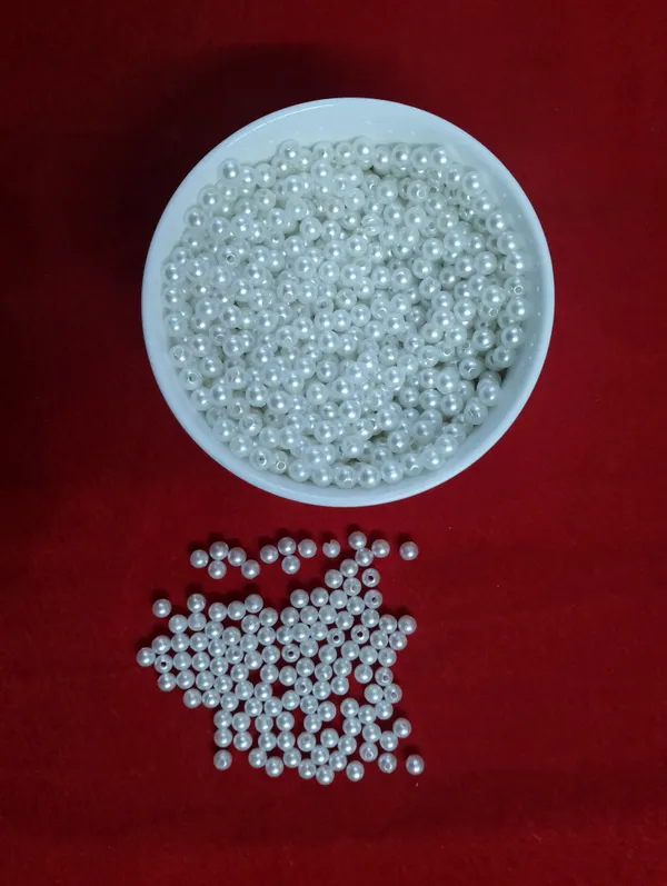 500_PC_-_6_mm__ABS_PEARL_BEADS_ROUND_WHITE__for_DIY_Crafts_and_Decoration_Embroidery_Making_Purpose__