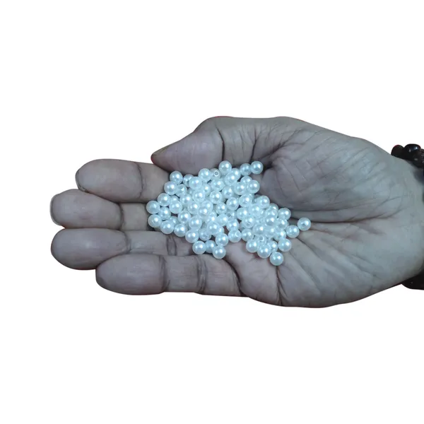 500_PC_-_6_mm__ABS_PEARL_BEADS_ROUND_WHITE__for_DIY_Crafts_and_Decoration_Embroidery_Making_Purpose__