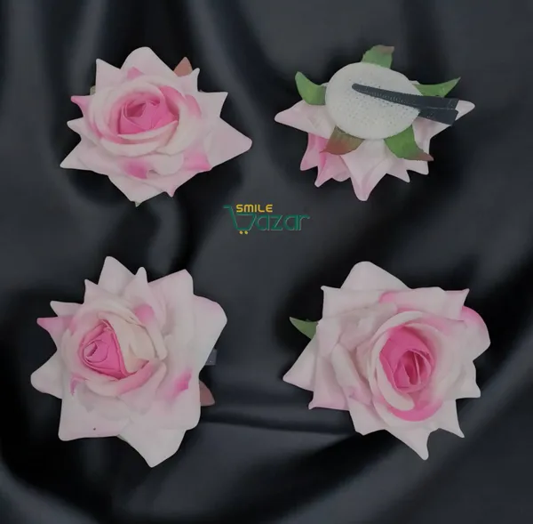 8_Pc_-_Big_Rose_Alligator_Clips_-_Baby_Pink
