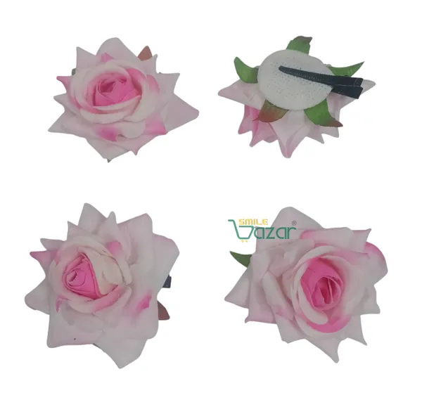 8_Pc_-_Big_Rose_Alligator_Clips_-_Baby_Pink