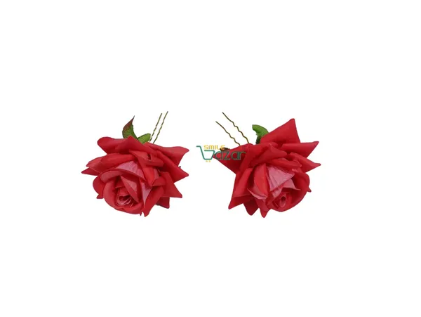 ABOLI__-_SALMON_RED_Rose_Hair_Pin_for_Women_and_Girls_hair_pins_for_women_wedding_-_Set_of_2_PCs