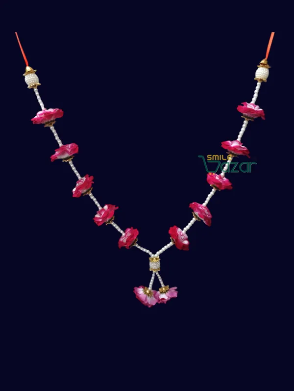 Artificial_Flower_Garland_For_Photo_Frame_Mala_Handmade_And_God_Idol_Mala_Haar_For_Loved_Ones_(_MAGENTA_,_18_Inch)
