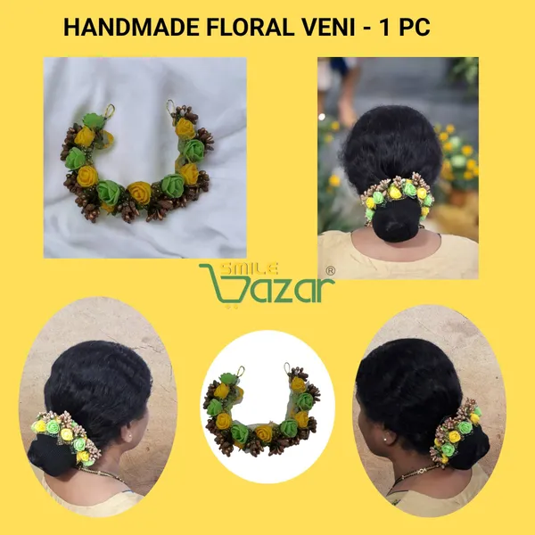 Artificial_Handmade_Floral_Gajra_Garland_Veni_For_Festival_Wedding_Bun_Juda_Accessories_Ethnic_Look_Hair_Tiara_Veni_Hair_Accessory_For_Women_And_Girls_-_Yellow_And_Green