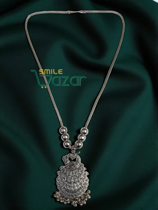 Artificial_Oxidised_Peacock_Big_Pendant_Necklace_Chain_Stylish_Jewellery_–_Antique_Statement_Jewellery_for_Girls_&_Women_-_1_PC