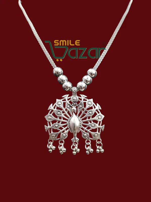 Artificial_Oxidised_Peacock_Big_Pendant_Necklace_Chain_Stylish_Jewellery_–_Antique_Statement_Jewellery_for_Girls_&_Women_-_1_PC