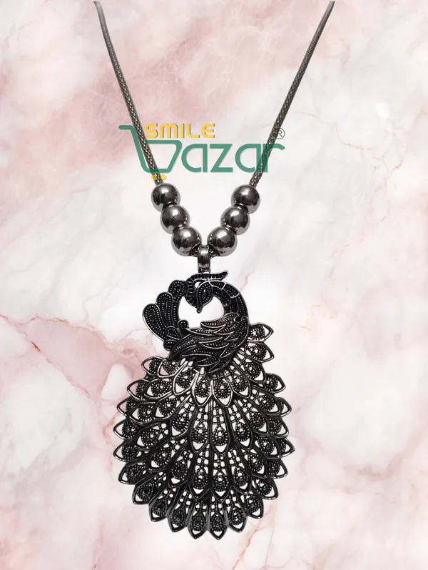 Artificial_Oxidised_Peacock_Big_Pendant_Necklace_Chain_Stylish_Jewellery_–_Antique_Statement_Jewellery_for_Girls_&_Women_-_1_PC