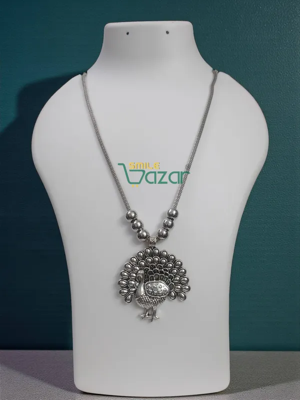 Artificial_Oxidised_Peacock_Big_Pendant_Necklace_Chain_Stylish_Jewellery_–__1_PC