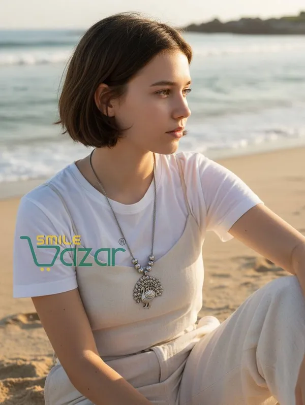 Artificial_Oxidised_Peacock_Big_Pendant_Necklace_Chain_Stylish_Jewellery_–__1_PC