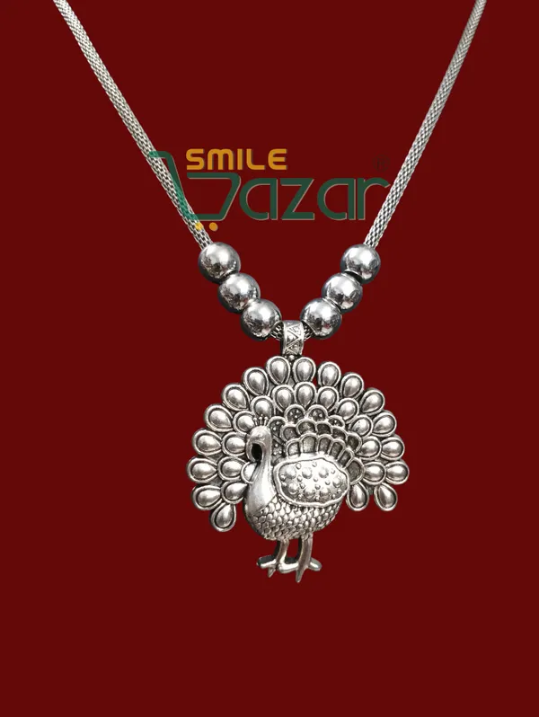 Artificial_Oxidised_Peacock_Big_Pendant_Necklace_Chain_Stylish_Jewellery_–__1_PC