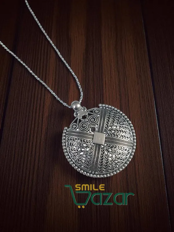 Artificial_Oxidised_Silver_Big_Pendant_Necklace_Chain_–_Antique_Statement_Jewellery_for_Women_-_1_PC