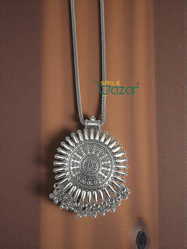 Artificial_Oxidised_Silver_Big_Pendant_Necklace_Chain_–_Antique_Statement_Jewellery_for_Women_-_1_PC