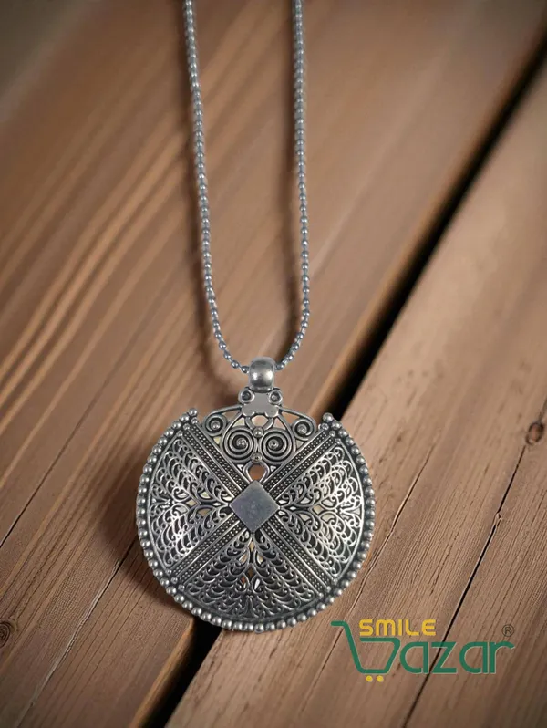 Artificial_Oxidised_Silver_Big_Pendant_Necklace_Chain_–_Antique_Statement_Jewellery_for_Women_-_1_PC