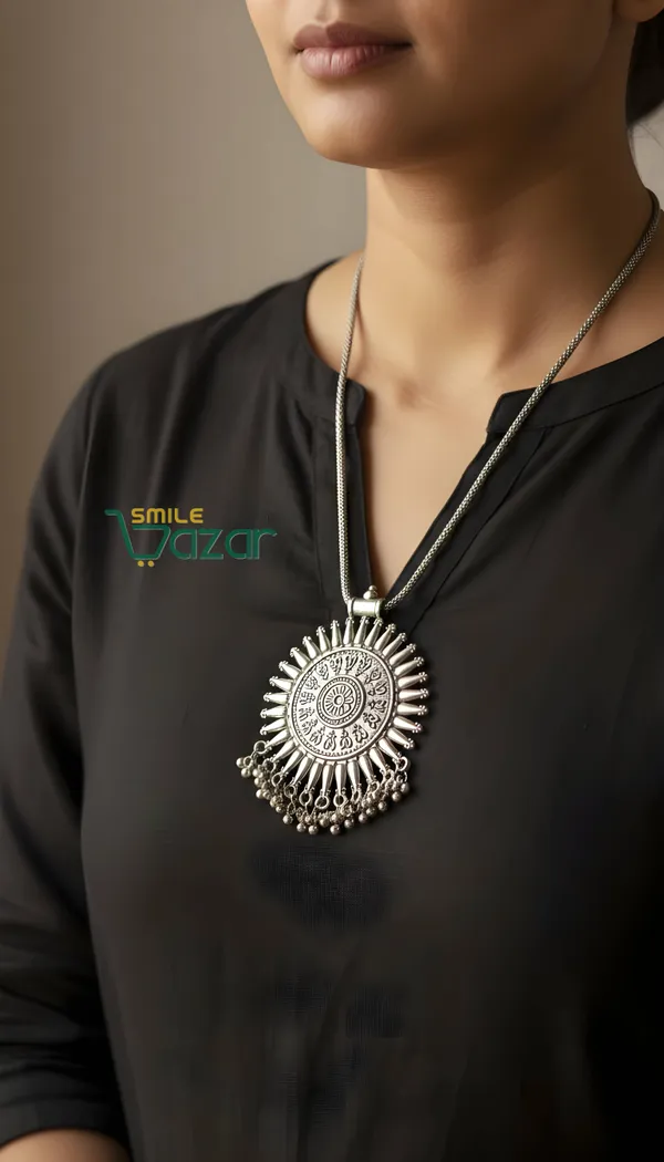 Artificial_Oxidised_Silver_Big_Pendant_Necklace_Chain_–_Antique_Statement_Jewellery_for_Women_-_1_PC