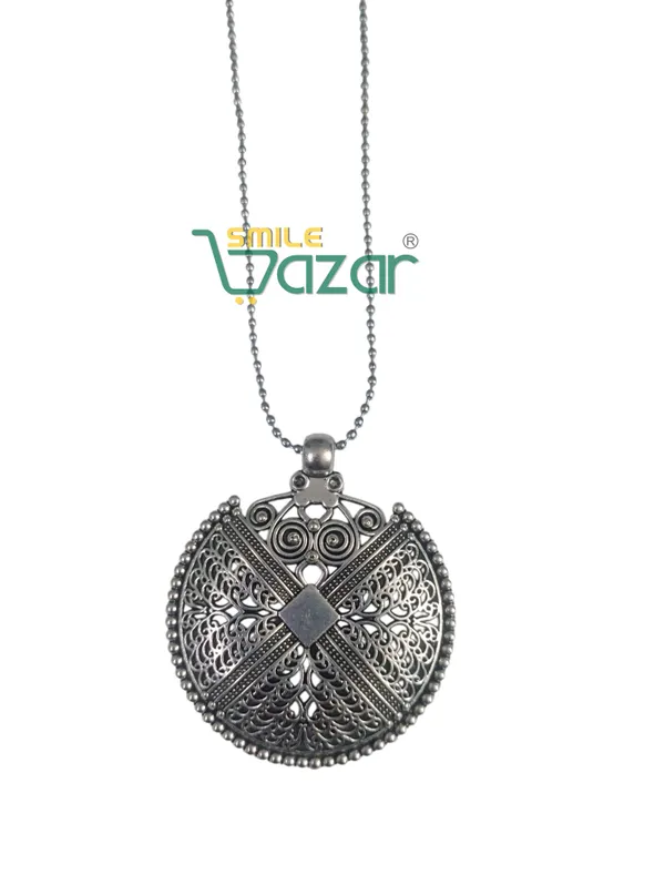 Artificial_Oxidised_Silver_Big_Pendant_Necklace_Chain_–_Antique_Statement_Jewellery_for_Women_-_1_PC
