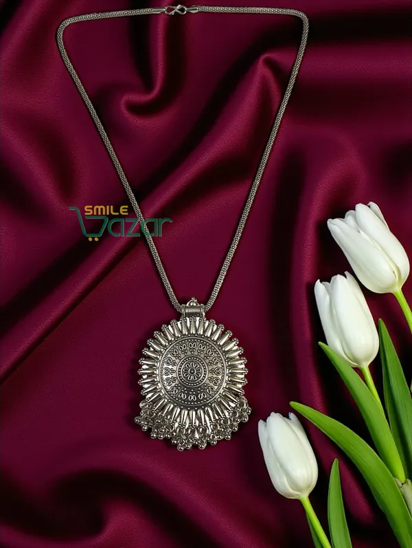Artificial_Oxidised_Silver_Big_Pendant_Necklace_Chain_–_Antique_Statement_Jewellery_for_Women_-_1_PC