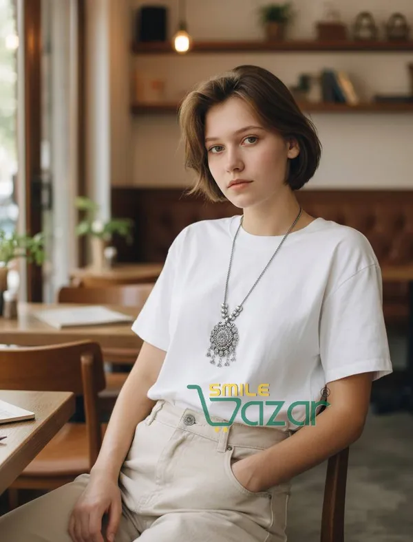 Artificial_Oxidised_Silver_Elegant_Big_Pendant_Necklace_Stylish_Necklace_Chain_Jewellery__-_1_PC