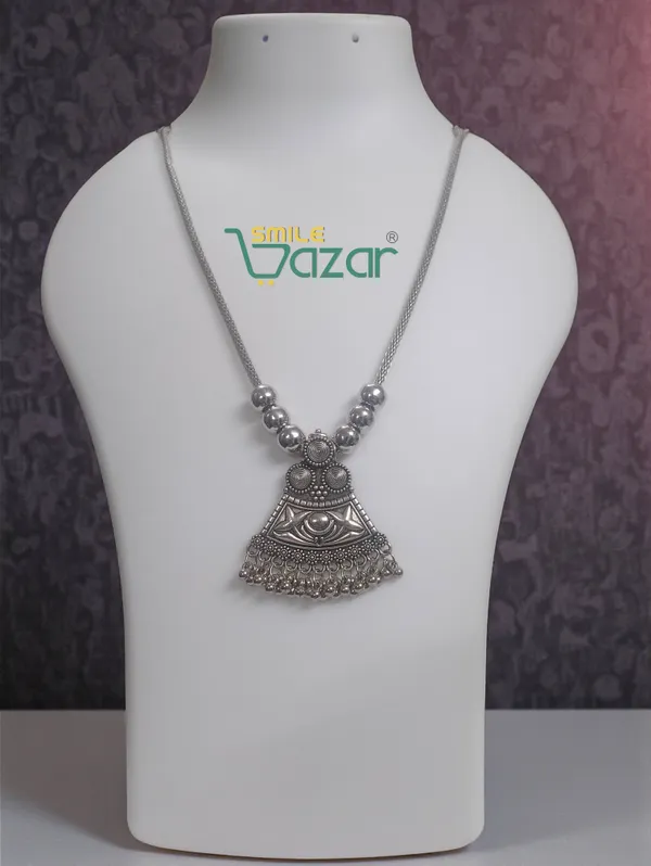 Artificial_Oxidised_Silver_Traditional_Big_Pendant_Necklace_Stylish_Necklace_Chain_Jewellery_–_1_PC