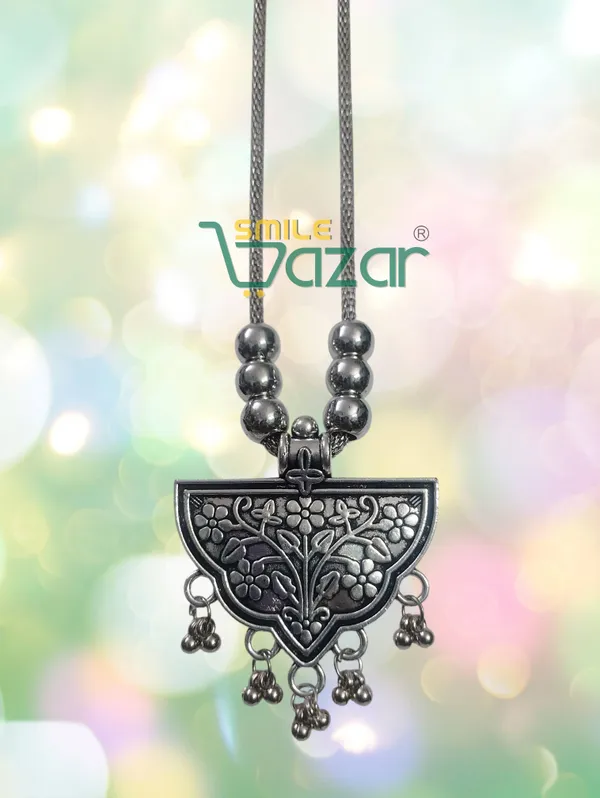 Artificial_Oxidised_Silver_Trendy_Big_Pendant_Necklace_Stylish_Necklace_Chain_Jewellery_–_1_PC