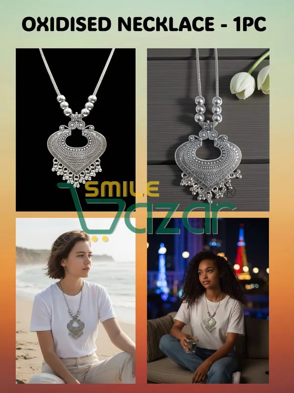 Artificial_Oxidised_Traditional_Silver_Big_Pendant_Necklace_Stylish_Necklace_Chain_Jewellery_–_1_PC