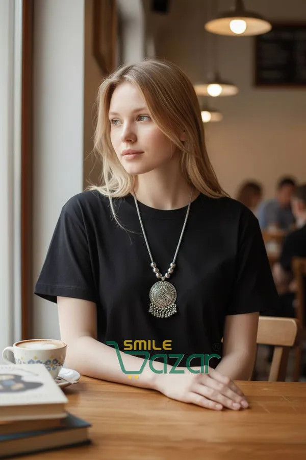 Artificial_Oxidised_Traditional_Silver_Big_Pendant_Necklace_Stylish_Necklace_Chain_Jewellery_–_Antique_Statement_Jewellery_for_Girls_&_Women_-_1_PC