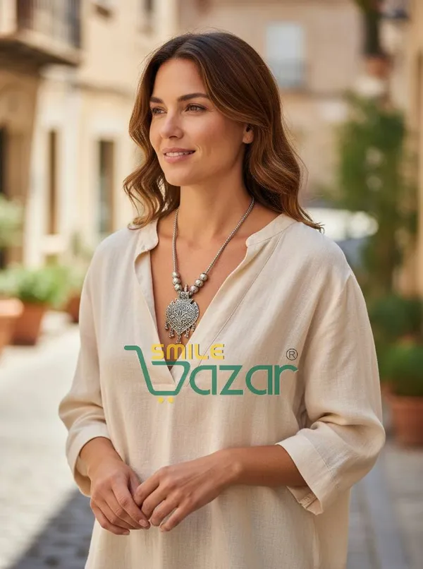 Artificial_Oxidised_Traditional_Silver_Big_Pendant_Necklace_Stylish_Necklace_Chain_Jewellery_–_Antique_Statement_Jewellery_for_Girls_&_Women_-_1_PC