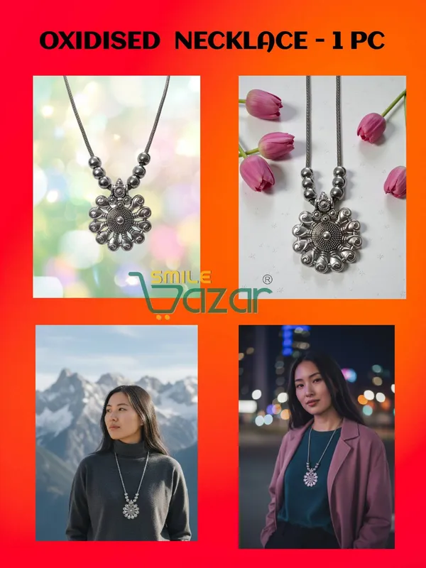 Artificial_Oxidised_Traditional_Silver_Big_Pendant_Necklace_Stylish_Necklace_Chain_Jewellery_–_Antique_Statement_Jewellery_for_Girls_&_Women_-_1_PC