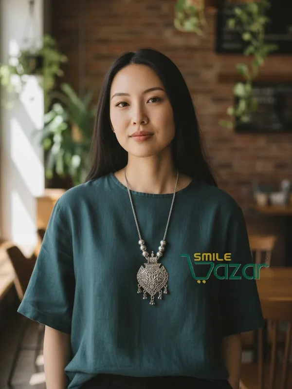 Artificial_Oxidised_Traditional_Silver_Big_Pendant_Necklace_Stylish_Necklace_Chain_Jewellery_–_Antique_Statement_Jewellery_for_Girls_&_Women_-_1_PC
