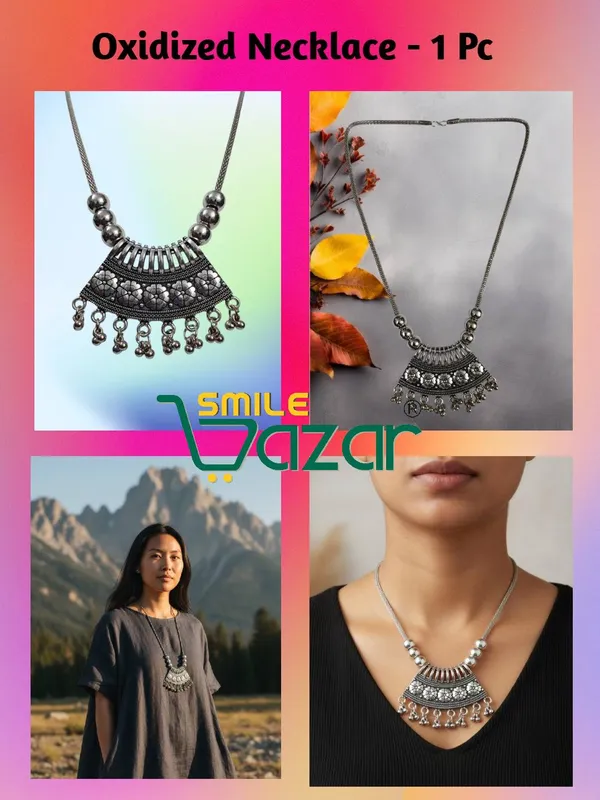Artificial_Oxidised_Traditional_Silver_Big_Pendant_Necklace_Stylish_Necklace_Chain_Jewellery_for_Girls_&_Women_-_1_PC
