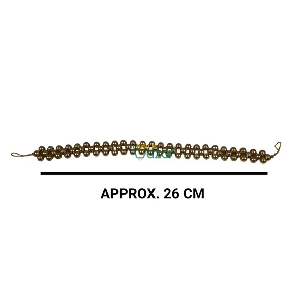 Artificial_Pearl_Beaded_Gajra_Garland_Veni_For_Festival_Wedding_Bun_Juda_Accessories_Ethnic_Look_Hair_Veni_Hair_Accessory_For_Women_And_Girls_Golden_Beads_-_1_Pc