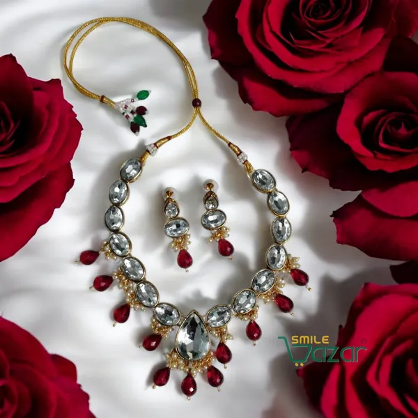 Asthetic_Kundan_Necklace_Set