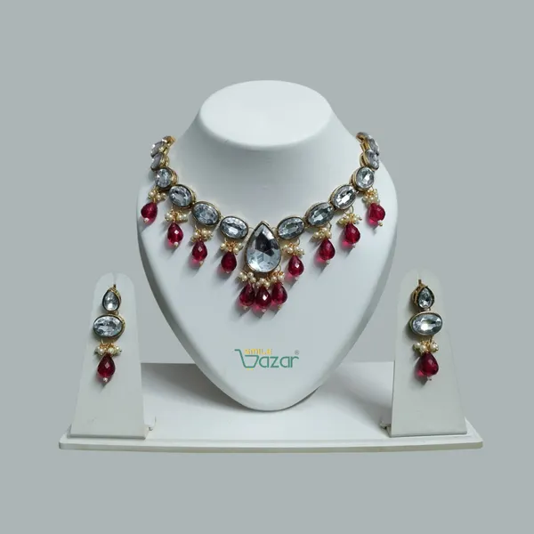 Asthetic_Kundan_Necklace_Set