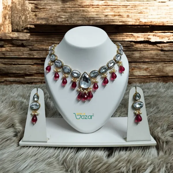 Asthetic_Kundan_Necklace_Set