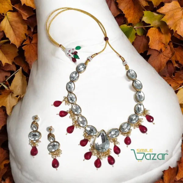 Asthetic_Kundan_Necklace_Set
