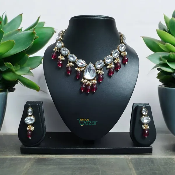 Asthetic_Kundan_Necklace_Set
