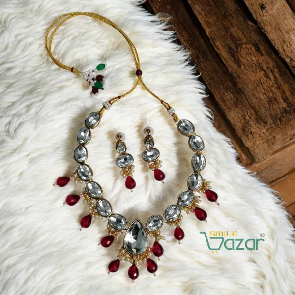 Asthetic_Kundan_Necklace_Set