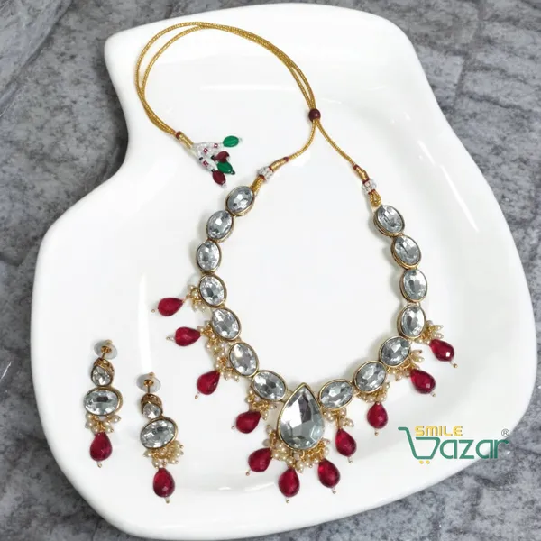Asthetic_Kundan_Necklace_Set