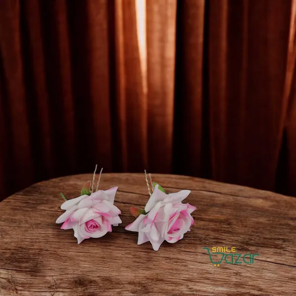 BABY_PINK_Rose_Hair_Pin_for_Women_and_Girls_hair_pins_for_women_wedding_-_Set_of_2_PCs