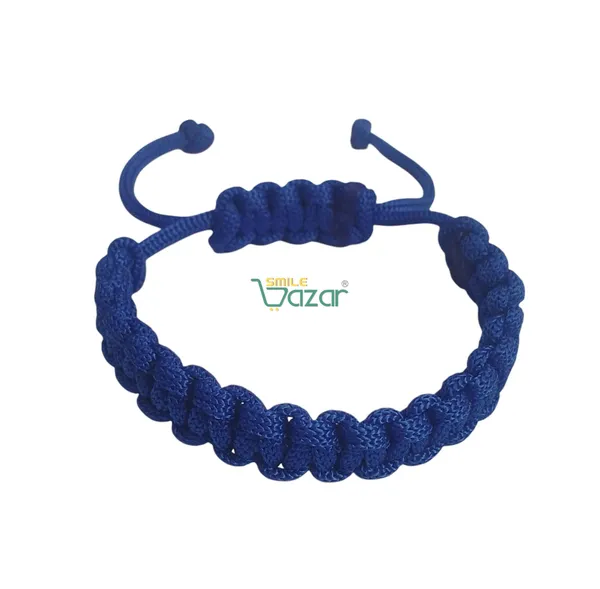 BLUE_COLOUR_HANDMADE__BRACELET_ADJUSTABLE_WRISTBAND_BRACELET_FRIENDSHIP_BAND_FOR_WOMEN_AND_MEN_SKIN_FRIENDLY_
