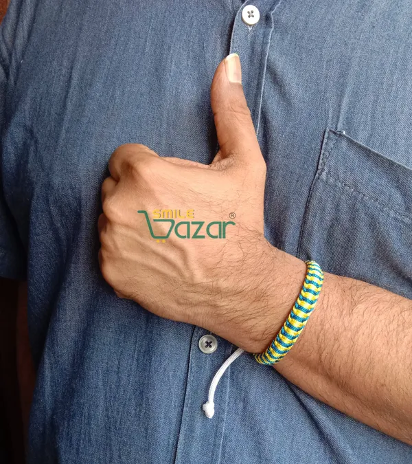 Bracelet_Adjustable_Charming_Wristband_Handmade_Macrame_Bracelet_Friendship_Band_For_Women_And_Men_-_Blue_And_Yellow_Color