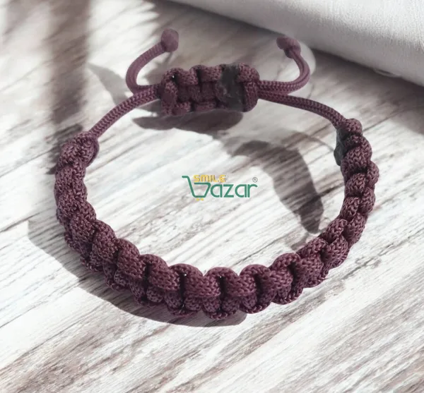 BURGUNDY_-_BROWN__HANDMADE__BRACELET_ADJUSTABLE_WRISTBAND_BRACELET_FRIENDSHIP_BAND_FOR_WOMEN_AND_MEN_SKIN_FRIENDLY
